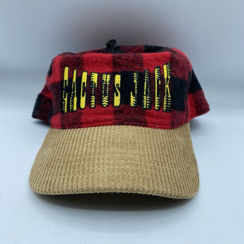 WWE Cactus Jack Mick Foley Hat Snapback OSFA Red Plaid WWF ECW Wrestling NWT